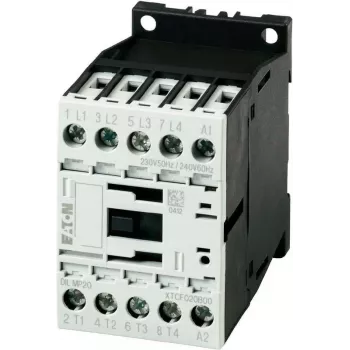 Eaton DILM9-01 galios kontaktoriai, 3 poliai, 9 A, 230/240 V AC ritė, 1 NC pagalbinis kontaktas