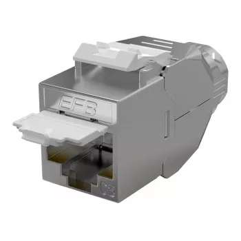 EFB Elektronik E-20096 RJ45 Keystone Slimline Cat.8.1 2000MHz ekranuotas modulis