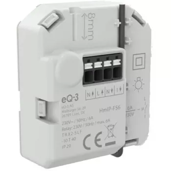 Homematic IP įmontuojamas jungiklio pavara 6 A (3 vnt.)