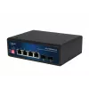 ALLNET ALL-SGI8104v3 pramoninis nevaldomas 2 lygio komutatorius, 6 prievadai GbE, 4x GbE RJ45, 2x SFP, be ventiliatoriaus, IP40