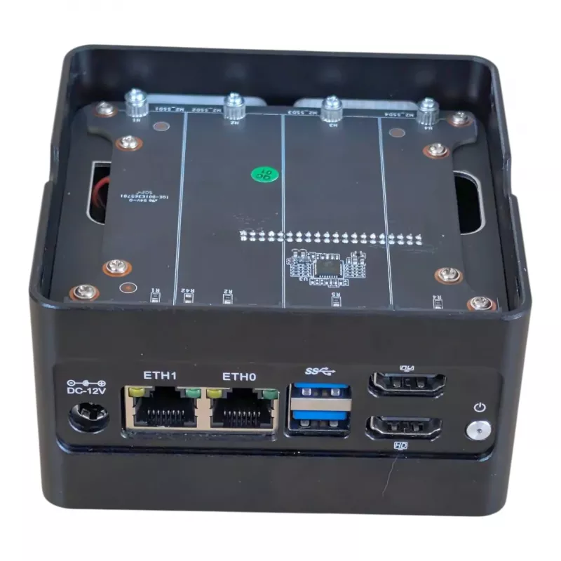 ALLNET NAS-N355 Mini PC Intel Core 3 N355 16GB DDR5 256GB SSD 2x2.5GbE NAS