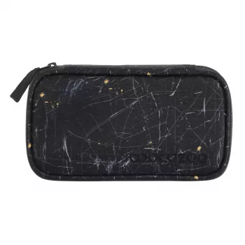 COOCAZOO Urban Metro penalas, poliesteris, pilka/juoda/balta, 22 x 10 x 6 cm, atsparus vandeniui, atsparus plyšimui, be PVC, be PFC