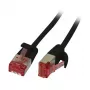 Synergy21 CAT6 U/FTP plonas Ethernet laidų rinkinys RJ45, 3 m, juoda