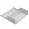 EFB ELEKTRONIK 19 inch 3U fiksuota konsolinė lentyna, 450 mm gylio, 36 kg apkrova, šviesiai pilka RAL 7035