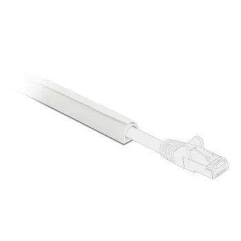 Delock lipnus kabelių kanalas su stumdomu dangteliu 25 x 10 mm, 1 m, 5 vnt., baltas