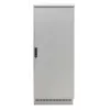 EFB Elektronik 19 colių tinklo spinta 24U 600x600 IP55 su surinktu pjedestalu, šviesiai pilka RAL 7035