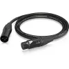 Behringer PMC-150 XLR moteriška–vyriška mikrofono jungtis 1,5 m juoda