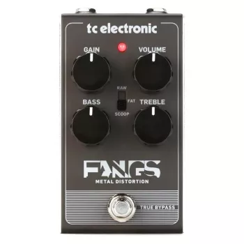 TC Electronic Fangs metalo distorsijos pedalas elektrinei gitarai