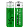 LogiLink LR6RCB2 įkraunamos AA ličio jonų baterijos su USB-C, 2 vnt., 1,5 V pastovi įtampa, 2600 mWh