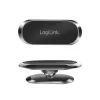 LogiLink Magnetinis automobilio telefono laikiklis ant ventiliacijos grotelių, sidabrinis – 360° sukimasis, neodimio magnetai, universalus