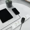 LogiLink LPS280U elektros ilgintuvas, 5 AC lizdai, 2 USB prievadai (USB-A ir USB-C), 17W, baltas
