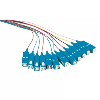 LogiLink Fiber Pigtail rinkinys 12 x SC OS2 2m, spalvoti, mėlynas jungtis