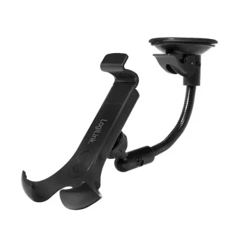 LogiLink AA0102 Mobiliojo telefono laikiklis automobiliui su prisiurbimo taurele, 360° sukimasis, valdymas viena ranka, tinka 50-85 mm išmaniesiems telefonams, juoda