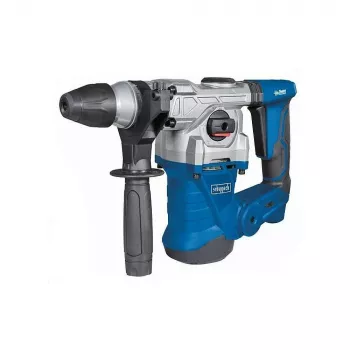 Scheppach DH1300Plus 1250W SDS-Max ardymo plaktukas su 5J smūgio energija, antivibracine D rankena, smailiu ir plokščiu kaltu bei laikymo dėžute