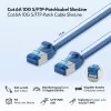 LogiLink SlimLine Cat.6A S/FTP LSZH jungiamasis laidas, 15 m, mėlynas