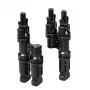LogiLink Solar Y-Connector rinkinys, 2 vnt., MC4 suderinami, vyriškas ir moteriškas, PVC, juodos spalvos