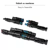 LogiLink Solar Y-Connector rinkinys, 2 vnt., MC4 suderinami, vyriškas ir moteriškas, PVC, juodos spalvos