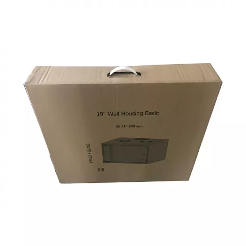 EFB Elektronik BASIC 15U sieninis tinklo spintas, 19 colių, 450 mm gylio, juodos spalvos RAL 9005