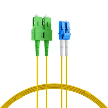 EFB Elektronik Duplex Jumper LC-SC/APC 9/125µm OS2 LSZH geltonas 2,0mm 40m