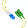 EFB Elektronik Duplex Jumper LC-SC/APC 9/125µm OS2 LSZH geltonas 2,0mm 40m