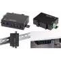 LogiLink USB 3.0 pramoninis 4 prievadų metalinis USB šakotuvas su DIN bėgio laikikliu