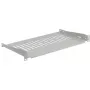 EFB ELEKTRONIK 19 colių 1U fiksuota lentyna, 250 mm gylio, 10 kg apkrova, šviesiai pilka RAL 7035