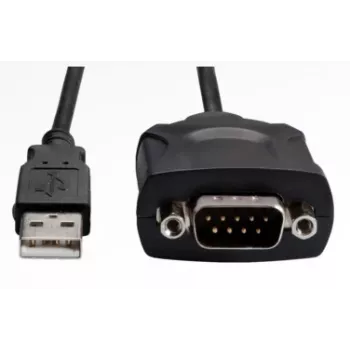 Fujitsu USB į RS-232 serijinį adapterį laidas, DB9, 128 Kbps, 1,8 m, juodas