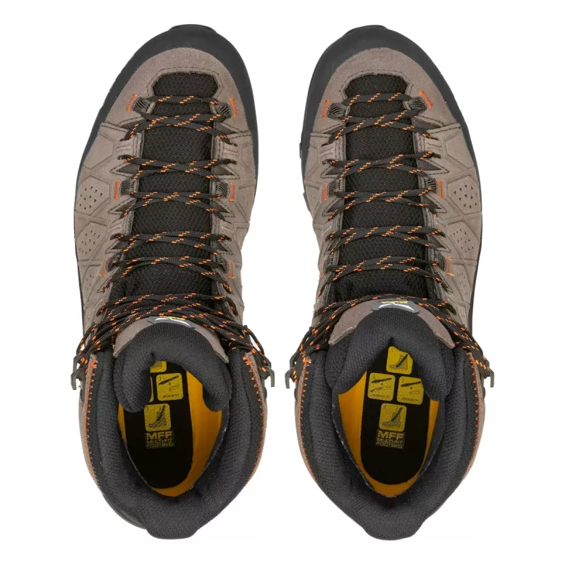 Salewa Alp Trainer 2 Mid GTX vyriški žygio batai - Walnut/Fluo Orange - UK 10.5 (EU 45)