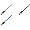 LogiLink Cat 8.1 S/FTP jungiamasis laidas, RJ-45 kištukas į RJ-45 kištuką, 3 m, 40 Gbps, 2000 MHz, be halogenų, šviesiai pilkas RAL 7035