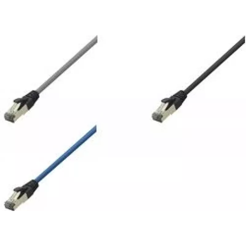 LogiLink Cat 8.1 S/FTP jungiamasis laidas, RJ-45 kištukas į RJ-45 kištuką, 3 m, 40 Gbps, 2000 MHz, be halogenų, šviesiai pilkas RAL 7035