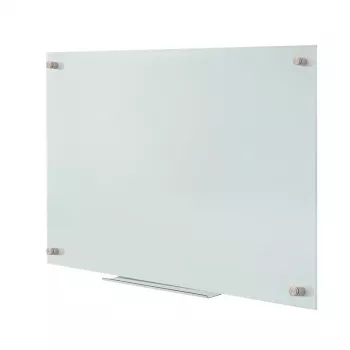 LogiLink Artverum stiklinė sauso trynimo lenta, montuojama ant sienos, magnetinė, 60x45 cm, be rėmo, grūdintas saugos stiklas, super baltas, TÜV/GS sertifikuota