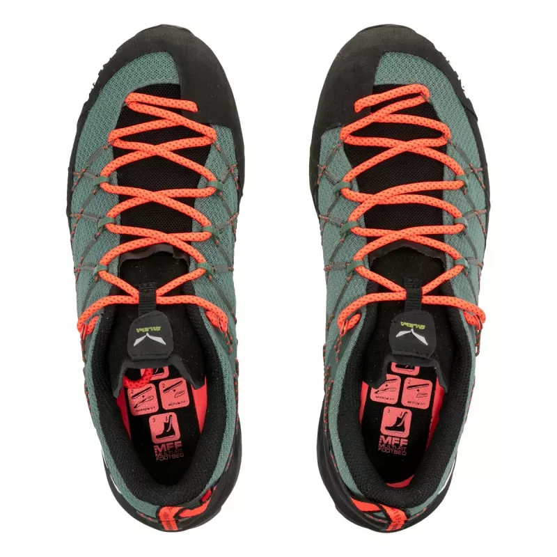 Salewa Wildfire 2 moteriški approach batai - Black Out / Fluo Coral
