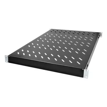 LogiLink 19 inch reguliuojama lentyna tinklinių spintų įrangai, 1U, 600 mm gylio, juoda (SF0600B)