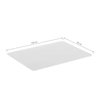LogiLink grindų apsaugos kilimėlis 120 x 90 cm itin minkštas, permatomas, kietoms grindims