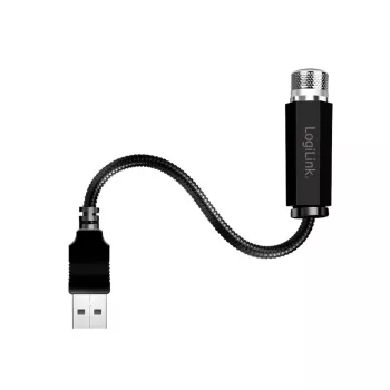 LogiLink LED016 USB aplinkos šviestuvas, raudonas