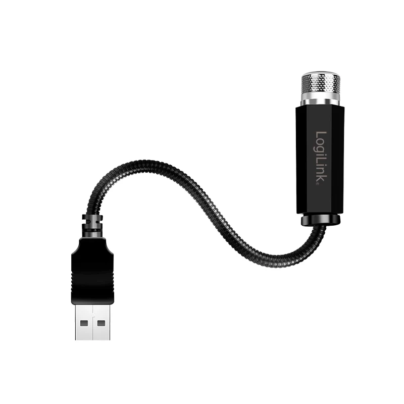 LogiLink LED016 USB aplinkos šviestuvas, raudonas