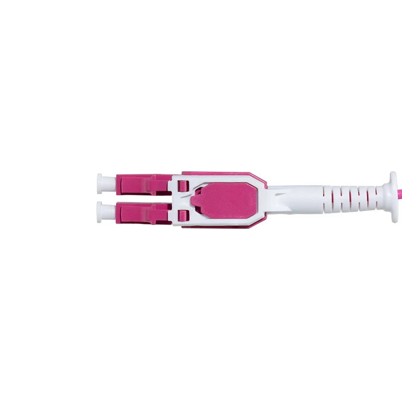 LogiLink Uniboot Push-Pull LC-LC OM4 daugiamodis šviesolaidžio kabelis, 1,0 m, LSZH, alyvinė
