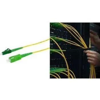 LogiLink FPSLS40 OS2 vienmodis optinio pluošto jungiamasis kabelis, SC į LC simplex, 40 m, geltonas, LSZH