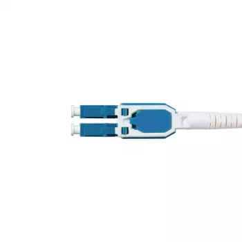 LogiLink Uniboot Push-Pull LC-LC OS2 vienmodis šviesolaidžio trumpiklis, 0,5 m, LSZH, geltona