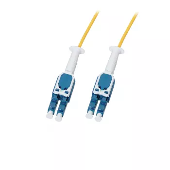 LogiLink Uniboot Push-Pull Fiber Patch Cord LC-LC OS2, 1,0 m