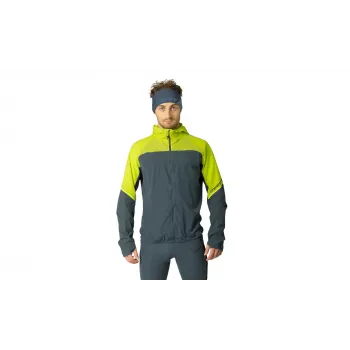Dynafit Alpine Wind Jacket vyriška švarkas Ultra Yellow dydis M - 105g sulankstomas bėgimo vėjastogis