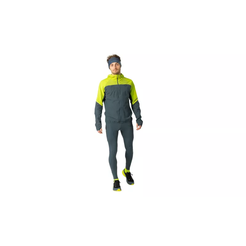Dynafit Alpine Wind Jacket vyriška švarkas Ultra Yellow dydis M - 105g sulankstomas bėgimo vėjastogis