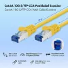 LogiLink Cat.6A S/FTP LSZH 10 m geltonas patch kabelis, CCA, EconLine