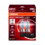OSRAM NIGHT BREAKER LASER H11 Halogeninė lemputė, dviejų vnt. komplektas, 12V 55W PGJ19-2, iki 150% šviesesnė, 150m ilgesnis spindulys, 3900K