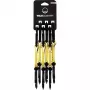 Wild Country HMS Screwgate Locking Karabinas 6 vnt. - juoda/geltona, 25 kN