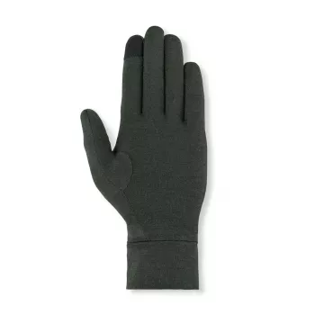 Salewa Cristallo Liner pirštinės Dark Olive XXL - Merino vilnos pamušalinės pirštinės žygiams, trekkingui ir alpinizmui