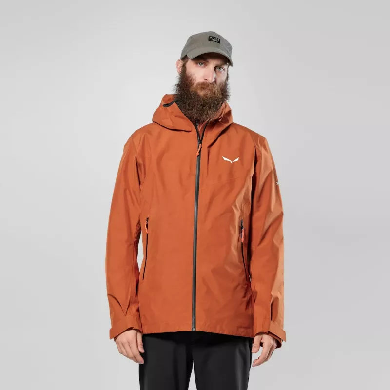 Salewa Puez GTX 3L EPE vyriška vandeniui atspari hardshell striukė - Bombay Brown, dydis L (EU 50)