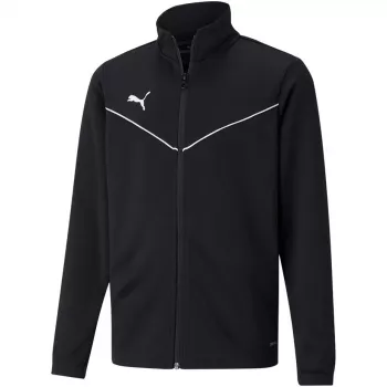 PUMA teamRISE treniruočių poliesterio striukė vaikams juoda 657393 03 152cm