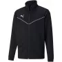 PUMA teamRISE treniruočių poliesterio striukė vaikams juoda 657393 03 152cm