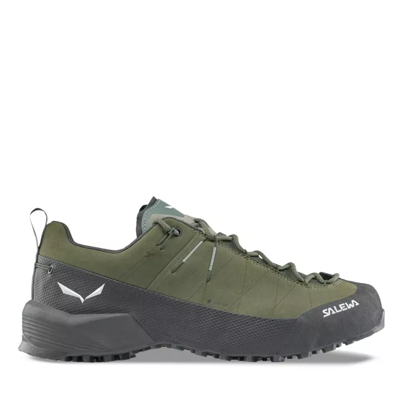 Salewa Wildfire Leather 2 GTX vyriški žygiavimo ir laipiojimo batai Faded Green/Black EU 41